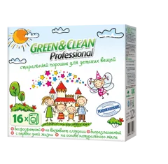 Green&Clean Professional, дитячий пральний порошок, 1,2 кг