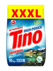 Tino High-Power, порошок пральний універсальний Mountain spring, 10 кг