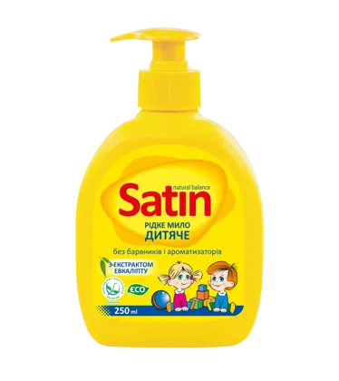 Satin Natural Balance, baby's liquid soap, 250 ml