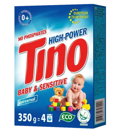 Tino High-Power, порошок пральний для дитячого одягу, 350 г к/у